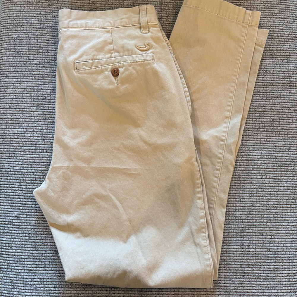 Southern Marsh Tan Chinos Classic Flat-Front Design